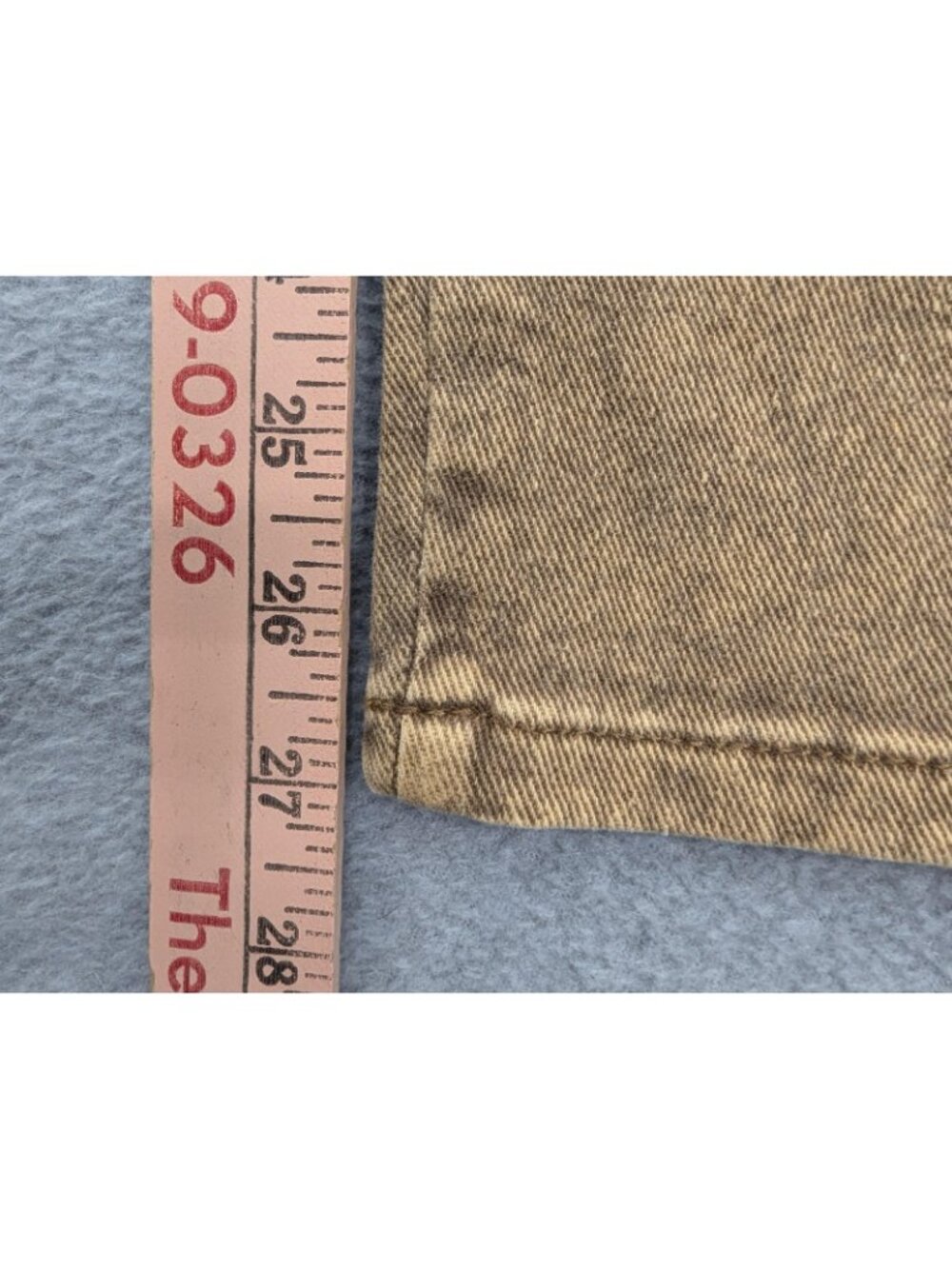 Fashion Nova Cargo Skinny Jeans Juniors 7 Brown Med Wash Mid Rise Stretch Denim - Picture 8 of 13